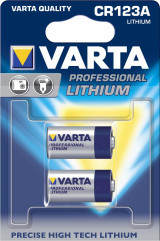 2 x Varta Professional Photo Lithium batterij - CR123A