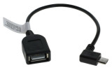 Adapterkabel micro-USB - OTG (On-The-Go) - 90graden