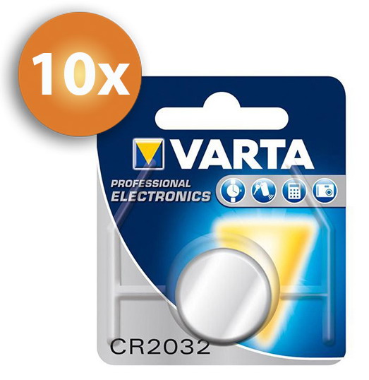 Arabische Sarabo mengsel titel Voordeelpak Varta CR2032 knoopcel batterijen - 10 stuks | Saake-shop.nl