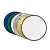 Godox reflectieschermen 7-in-1 Gold, Silver, Black, White, Translucent, Blue, Green - 80cm