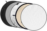 Godox reflectieschermen 5-in-1 Soft Gold, Silver, Black, White, Translucent - 110cm