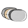 Godox reflectieschermen 5-in-1 Soft Gold, Silver, Black, White, Translucent - 100x150cm