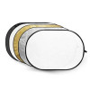 Godox reflectieschermen 5-in-1 Gold, Silver, Black, White, Translucent - 150x200cm