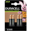 4 x AAA Duracell oplaadbaar - Ultra - Stays Charged - 900mAh