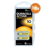 Duracell gehoorapparaat batterijen - Type 10 - 10 x 6 stuks