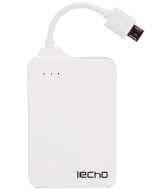 Powerbank PowerConnect Mini - geïntegreerde Micro-USB aansluiting - Wit