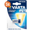 Voordeelpak van 5 x Varta Photo Lithium batterijen CR123A