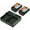 Jupio Kit: 2 x camera-accu LP-E6 1700mAh + USB Dual lader