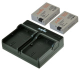 Jupio Kit: 2 x camera-accu LP-E8 1120mAh + USB Dual lader