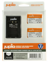 Jupio Kit: 2 x camera-accu NP-BX1 1250mAh + USB Dual lader