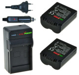 2 x CGA-S006 accu's voor Panasonic - inclusief oplader en autolader - Origineel ChiliPower