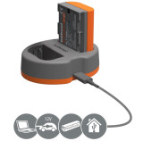 Hähnel HLX-E6N Power Kit - Accu LP-E6N Extreme plus gratis USB dubbellader