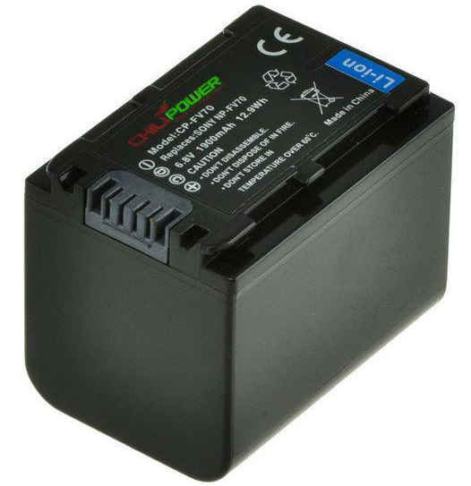 ChiliPower NP-FV70 accu voor Sony - 1900mAh