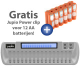 Jupio Master ChargerII voor 16 x AA/AAA batterijen - met LCD scherm