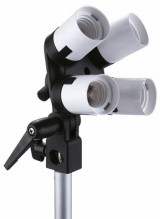 Linkstar Lamphouder LH-4U voor 4 Lampen + Parapluhouder + Tilting Bracket