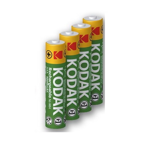 4 AAA krachtige Kodak batterijen - 1000mAh | Saake-shop.nl