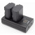 ChiliPower Sony NP-FZ100 dubbellader voor 2 camera accu's (tegelijk)