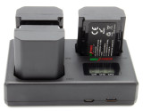 ChiliPower Sony Accu NP-FZ100 Kit Deluxe - 3 accu's + Triple lader, voor het laden van 3 accu's