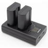 ChiliPower EN-EL15 Nikon USB Duo Kit - Camera accu set