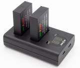 ChiliPower LP-E12 Canon USB Duo Kit - Camera accu set