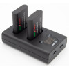 ChiliPower EN-EL23 Nikon USB Duo Kit - Camera accu set