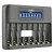 Jupio USB Octo Charger + gratis Jupio 4-pack 2700mAh AA batterijen