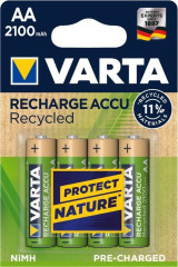 Varta AA Recycled batterijen - 2100mAh - Oplaadbaar - 4 stuks