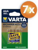 Varta Endless AAA 950mAh oplaadbare batterijen - 28 stuks