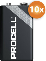 Voordeelpak Duracell Procell 9V Alkaline batterijen - 10 stuks