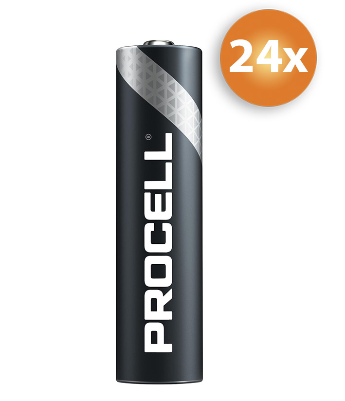 Voordeelpak AAA batterijen Duracell Procell 24 stuks