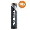 Voordeelpak AAA batterijen Duracell Procell - 10 stuks