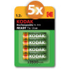 Voordeelpak 20 x AA oplaadbare krachtige Kodak batterijen, Ready to use - 2600mAh 