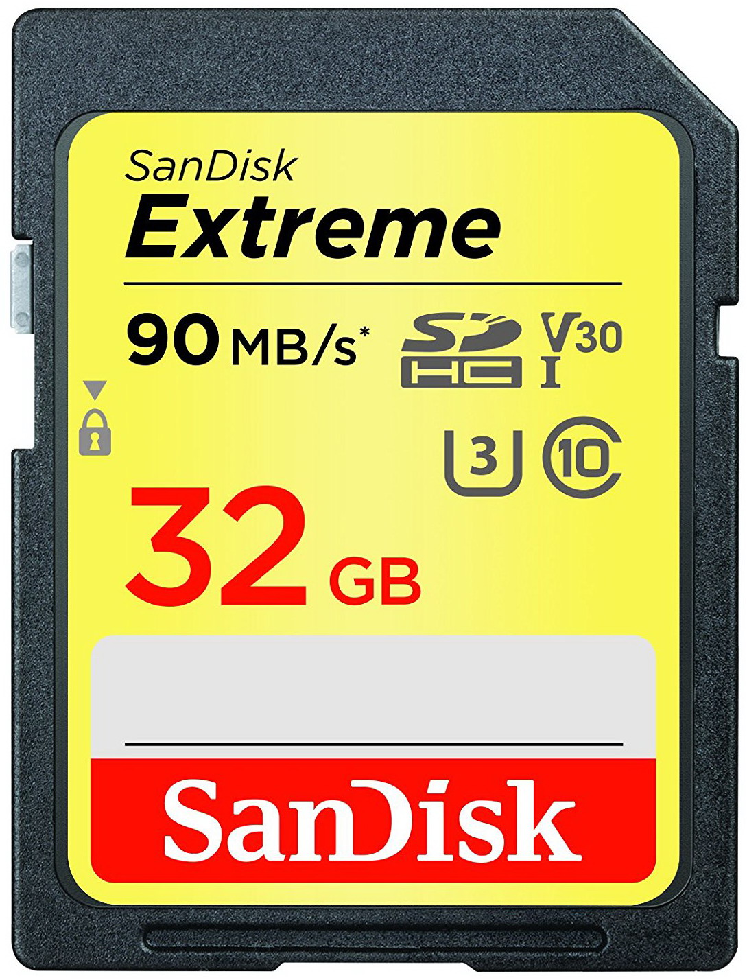halfrond Telemacos wol Sandisk SDHC geheugenkaart - 32GB - Extreme - U3 | Saake-shop.nl