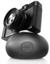 Ballpod statiefje - 8cm - Zwart